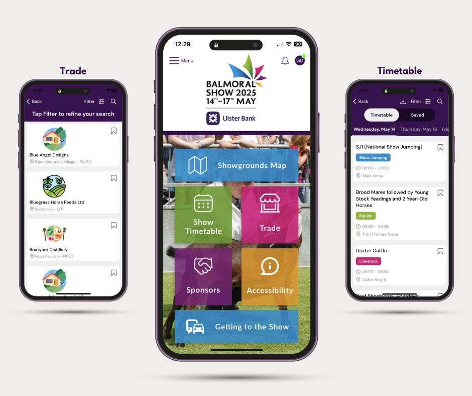 download the new balmoral show app
